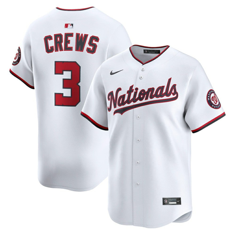 Dylan Crews Washington Nationals Nike Home Limited Player Jersey | MLB For sale