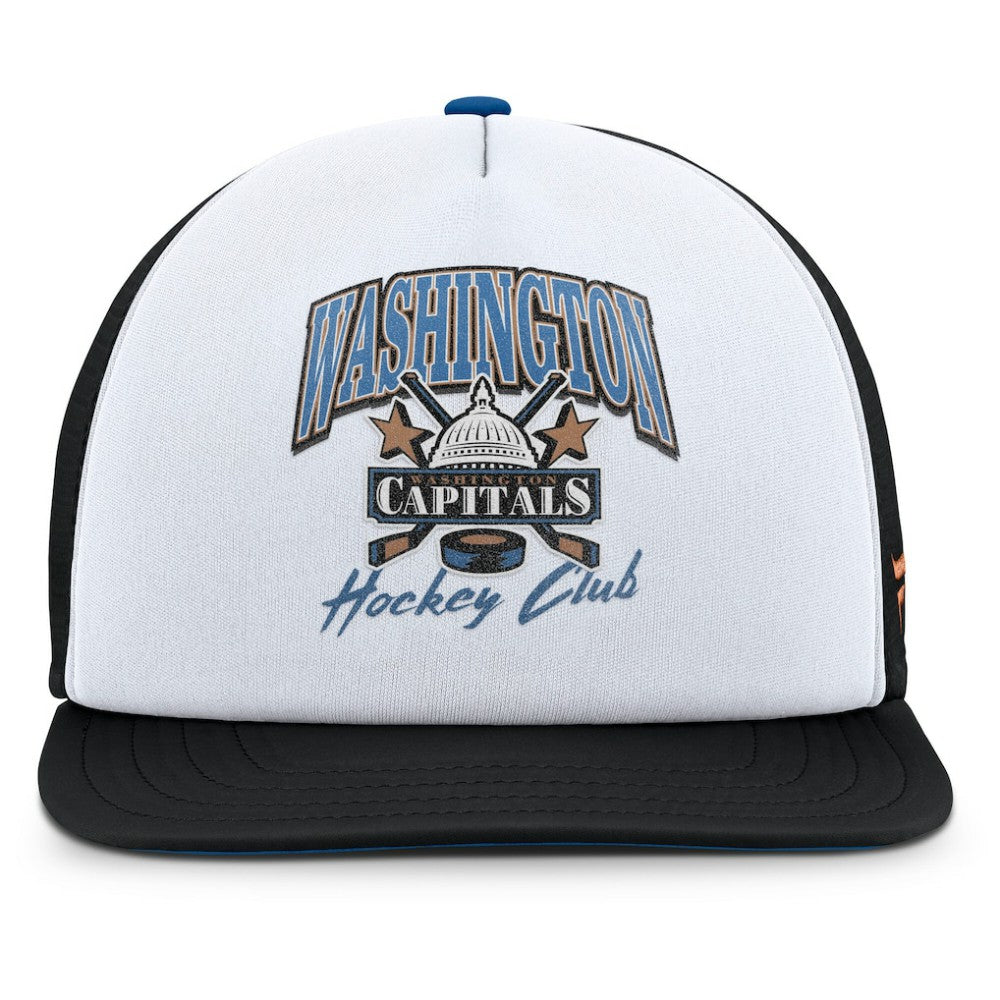 Washington Capitals Fanatics Decades Collection Foam Front Snapback Hat For Sale