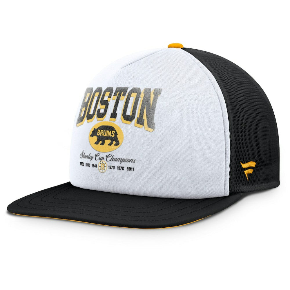 Boston Bruins Fanatics Decades Collection Foam Front Snapback Hat Discount