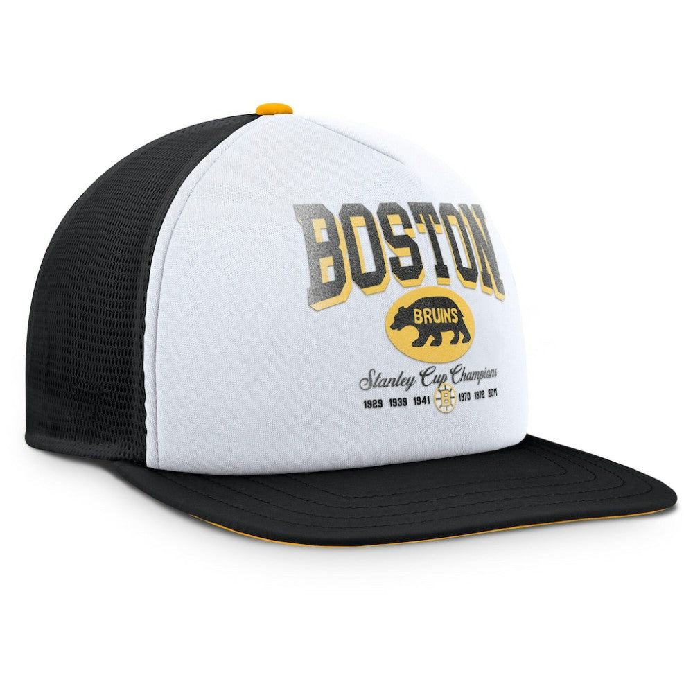Boston Bruins Fanatics Decades Collection Foam Front Snapback Hat Discount