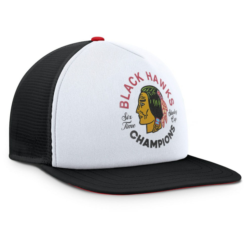 Chicago Blackhawks Fanatics Decades Collection Foam Front Snapback Hat On Sale