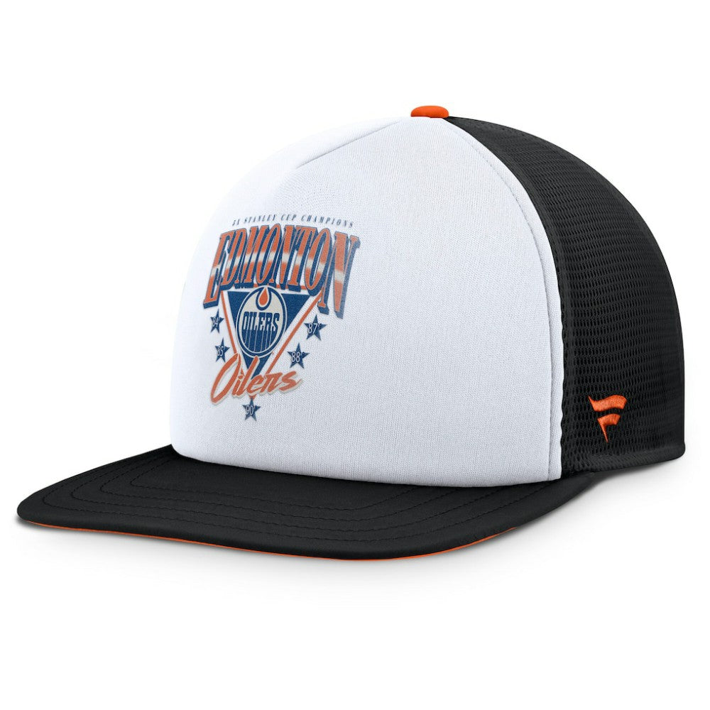 Edmonton Oilers Fanatics Decades Collection Foam Front Snapback Hat Online