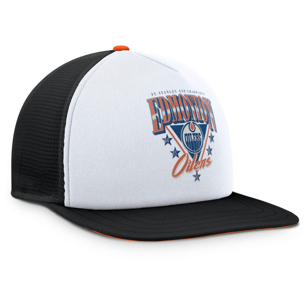 Edmonton Oilers Fanatics Decades Collection Foam Front Snapback Hat Online