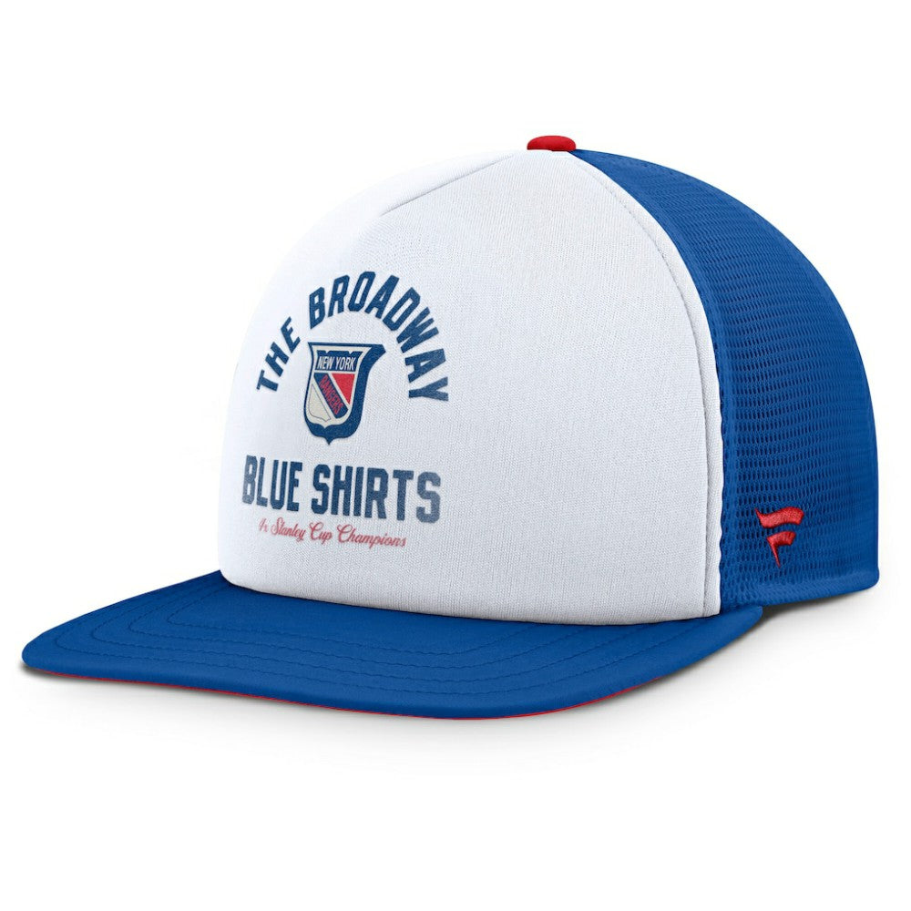 New York Rangers Fanatics Decades Collection Foam Front Snapback Hat Sale
