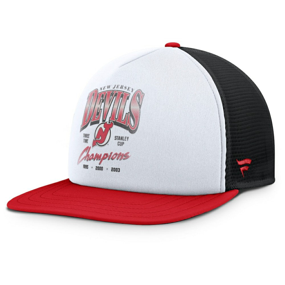 New Jersey Devils Fanatics Decades Collection Foam Front Snapback Hat For Sale
