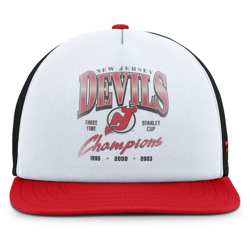 New Jersey Devils Fanatics Decades Collection Foam Front Snapback Hat For Sale