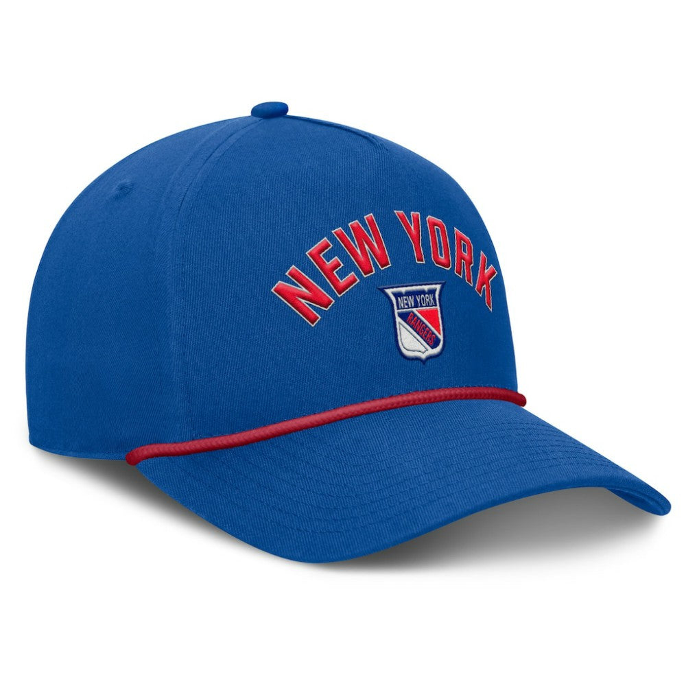 New York Rangers Fanatics Decades Collection A-Frame Rope Adjustable Hat On Sale
