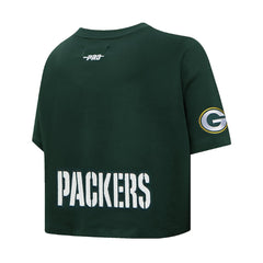 Green Bay Packers  Jordan Love  Pro Standard Women's Player Name & Number Cropped Boxy T-Shirt