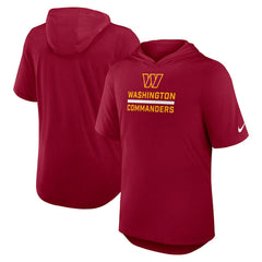 Washington Commanders Nike Lockup Tri-Blend Hoodie T-Shirt