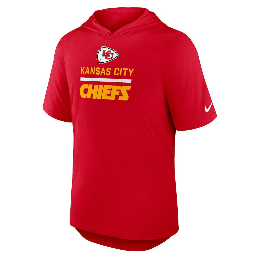 Kansas City Chiefs Nike Lockup Tri-Blend Hoodie T-Shirt