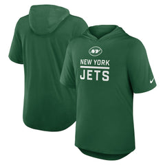 New York Jets Nike Lockup Tri-Blend Hoodie T-Shirt