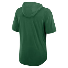 New York Jets Nike Lockup Tri-Blend Hoodie T-Shirt