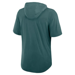 Philadelphia Eagles Nike Lockup Tri-Blend Hoodie T-Shirt