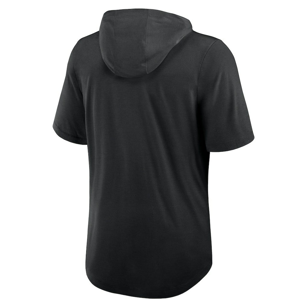 Pittsburgh Steelers Nike Lockup Tri-Blend Hoodie T-Shirt