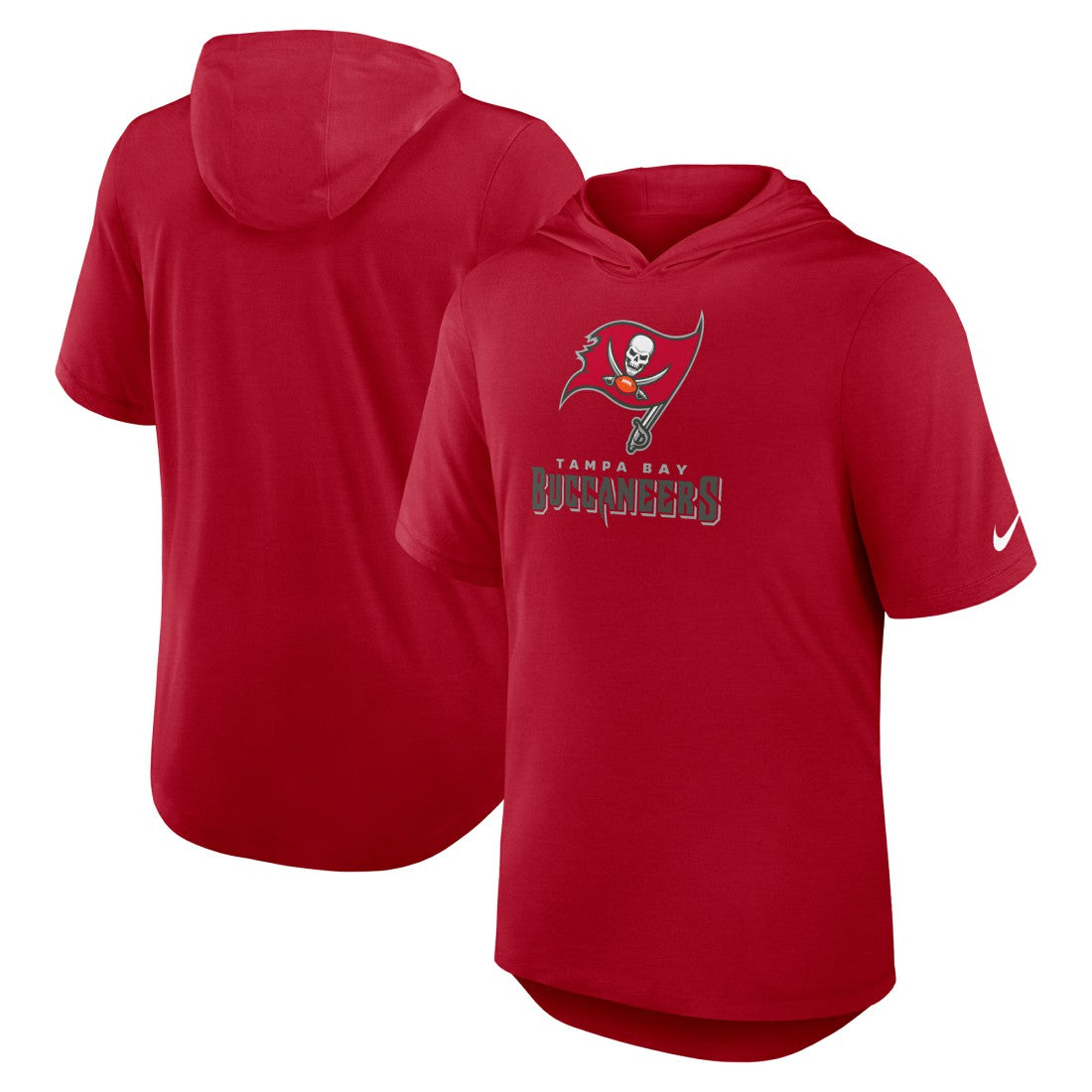 Tampa Bay Buccaneers Nike Lockup Tri-Blend Hoodie T-Shirt