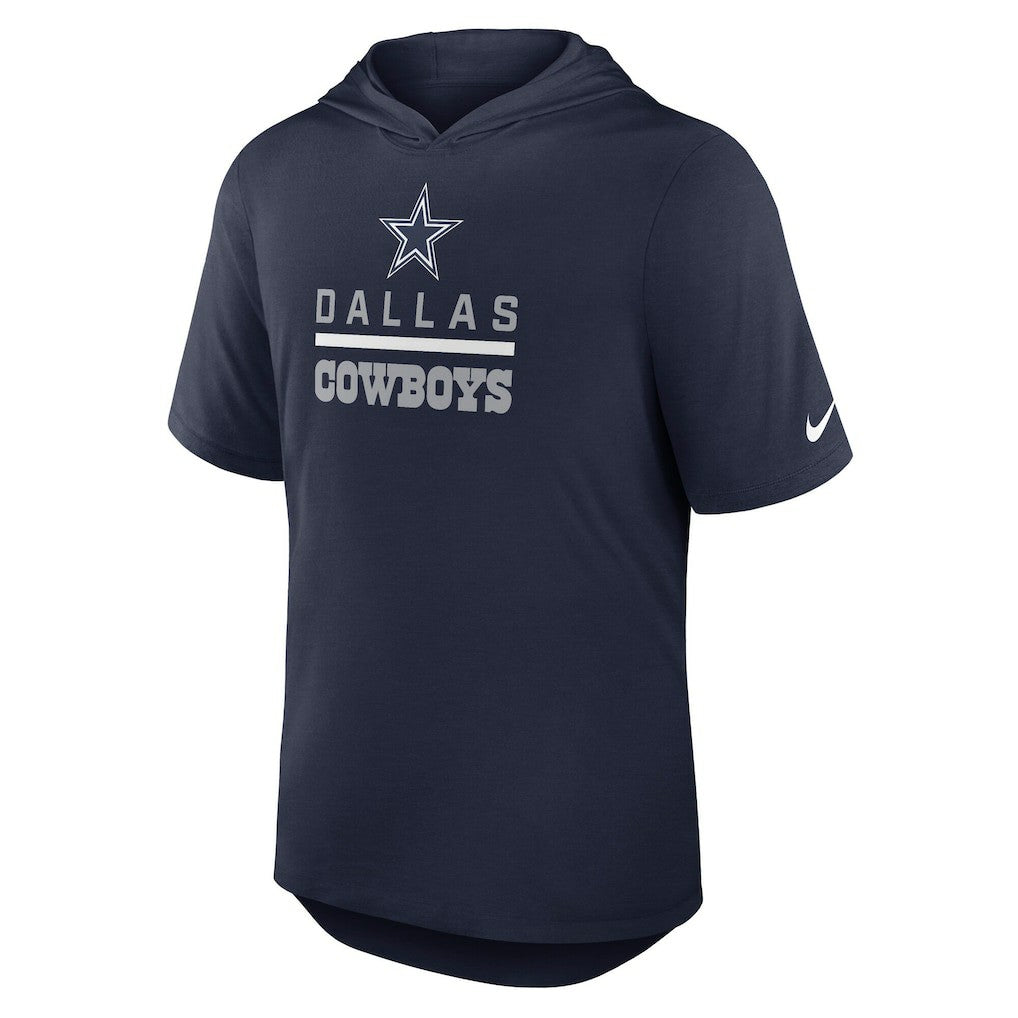 Dallas Cowboys Nike Lockup Tri-Blend Hoodie T-Shirt