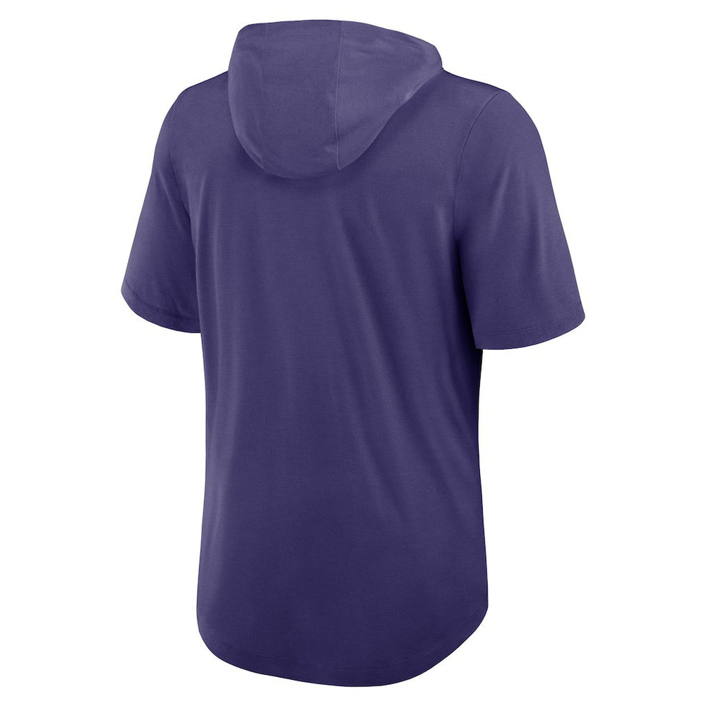 Baltimore Ravens Nike Lockup Tri-Blend Hoodie T-Shirt