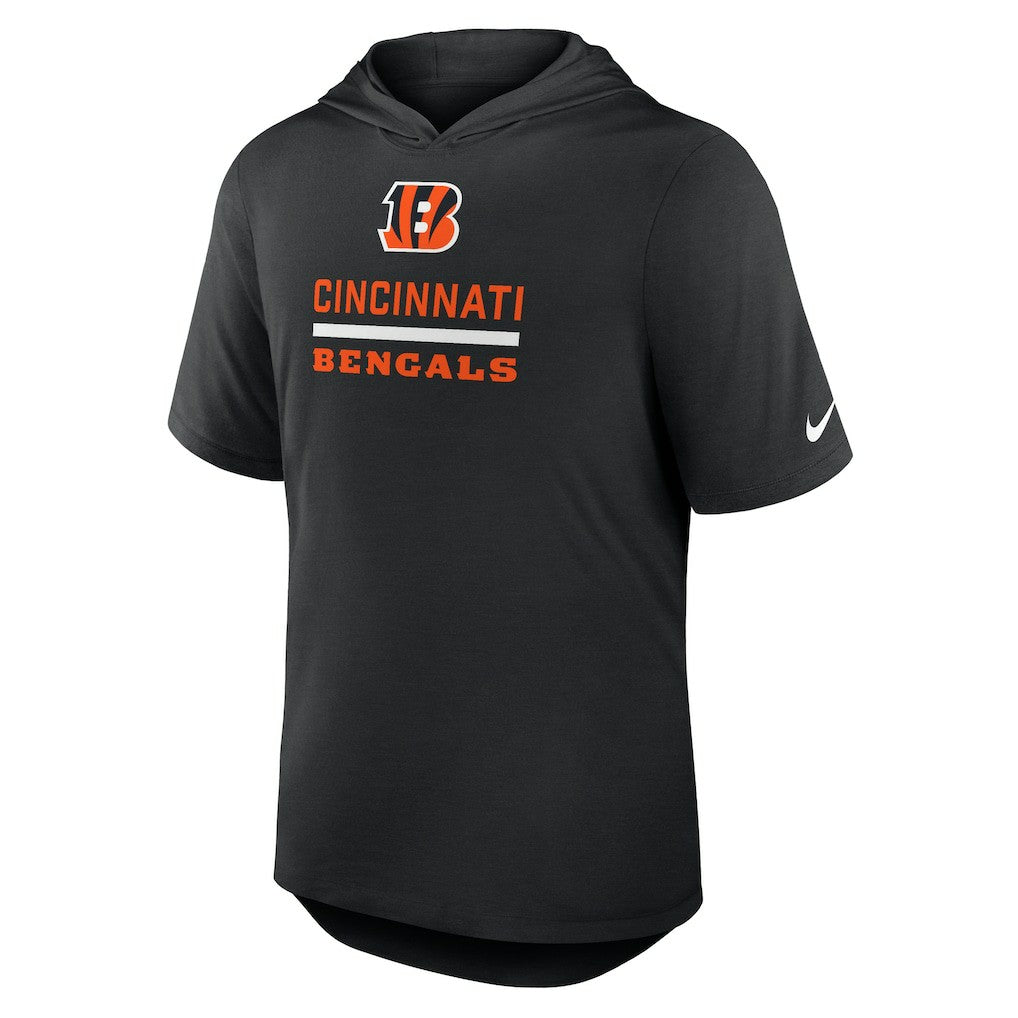 Cincinnati Bengals Nike Lockup Tri-Blend Hoodie T-Shirt