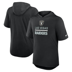 Las Vegas Raiders Nike Lockup Tri-Blend Hoodie T-Shirt