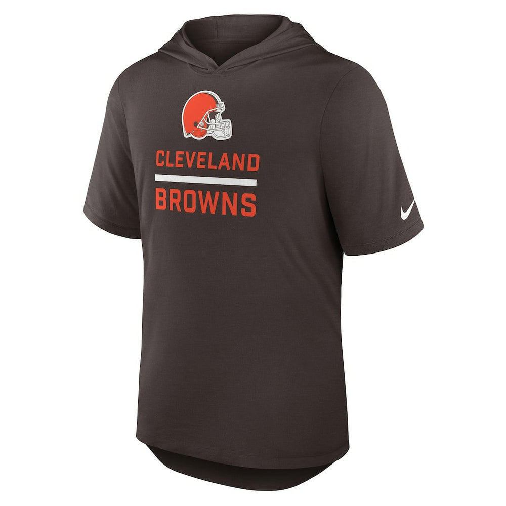 Cleveland Browns Nike Lockup Tri-Blend Hoodie T-Shirt