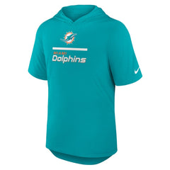 Miami Dolphins Nike Lockup Tri-Blend Hoodie T-Shirt