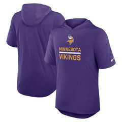Minnesota Vikings Nike Lockup Tri-Blend Hoodie T-Shirt