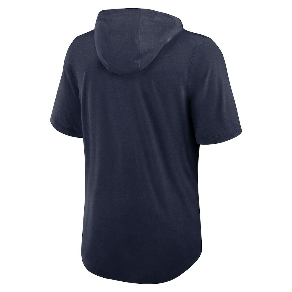 New England Patriots Nike Lockup Tri-Blend Hoodie T-Shirt