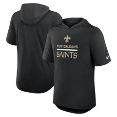 New Orleans Saints Nike Lockup Tri-Blend Hoodie T-Shirt