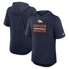 Denver Broncos Nike Lockup Tri-Blend Hoodie T-Shirt