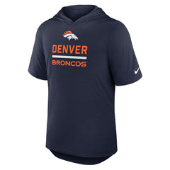 Denver Broncos Nike Lockup Tri-Blend Hoodie T-Shirt