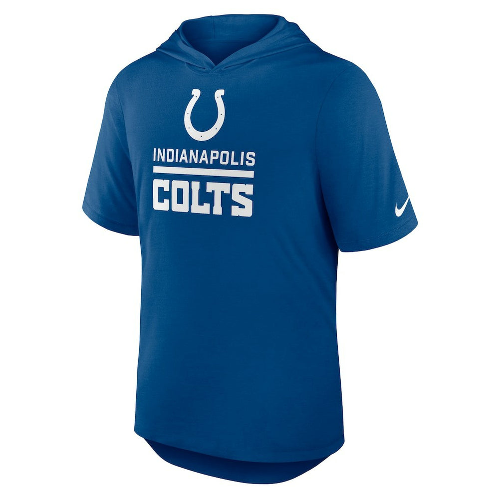 Indianapolis Colts Nike Lockup Tri-Blend Hoodie T-Shirt
