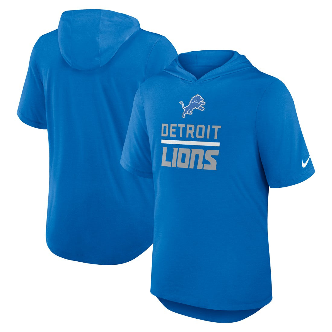 Detroit Lions Nike Lockup Tri-Blend Hoodie T-Shirt