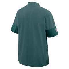 Philadelphia Eagles Nike Sideline Short Sleeve Quarter-Zip Dri-FIT Coach Jacket