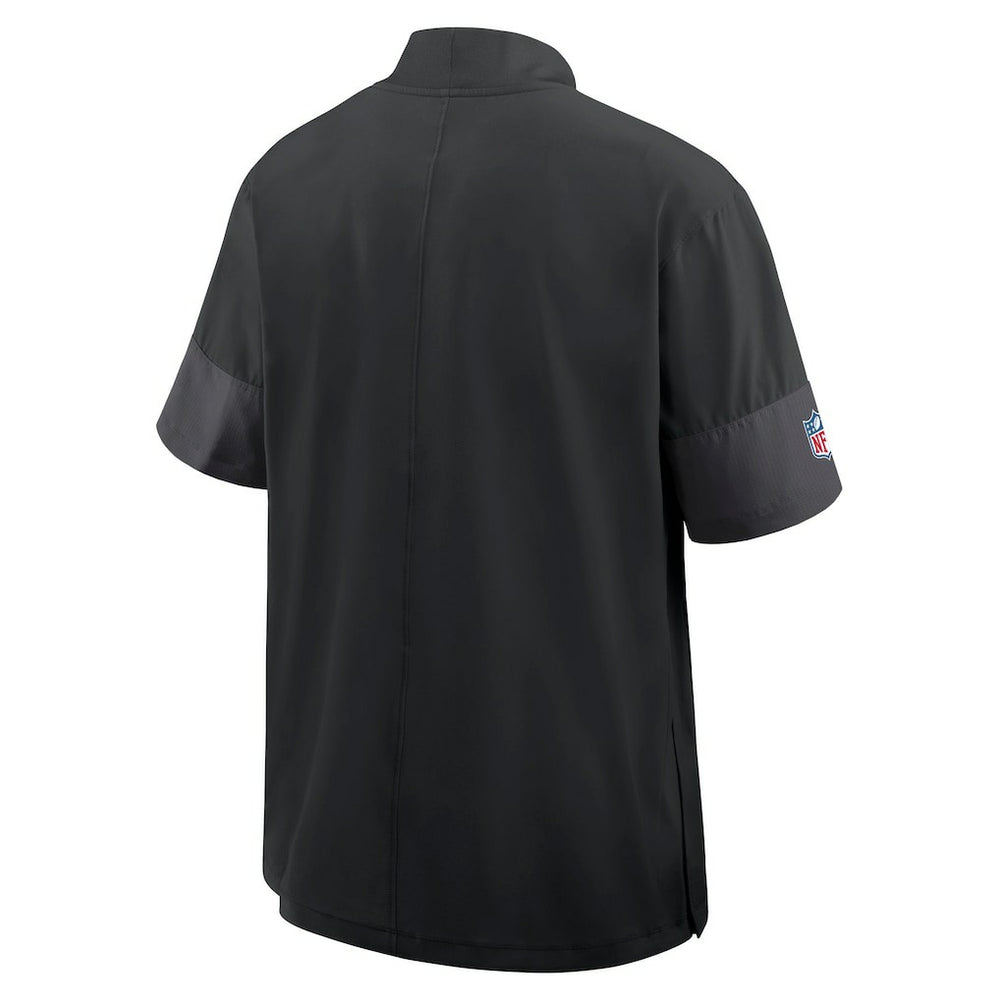 San Francisco 49ers Nike Sideline Short Sleeve Quarter-Zip Dri-FIT Coach Jacket