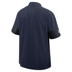 Seattle Seahawks Nike Sideline Short Sleeve Quarter-Zip Dri-FIT Coach Jacket