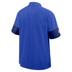 Los Angeles Rams Nike Sideline Short Sleeve Quarter-Zip Dri-FIT Coach Jacket