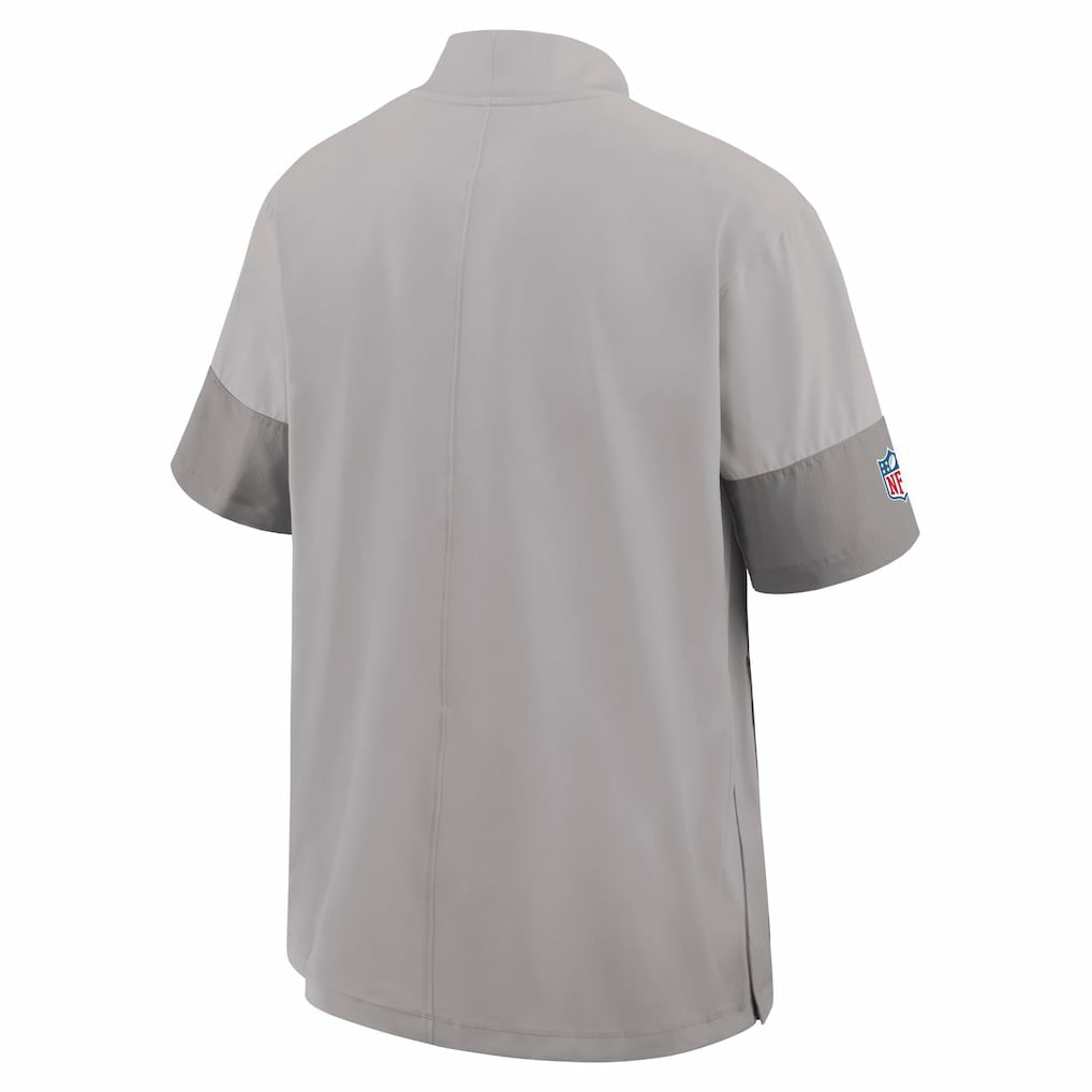 Miami Dolphins Nike Sideline Short Sleeve Quarter-Zip Dri-FIT Coach Jacket