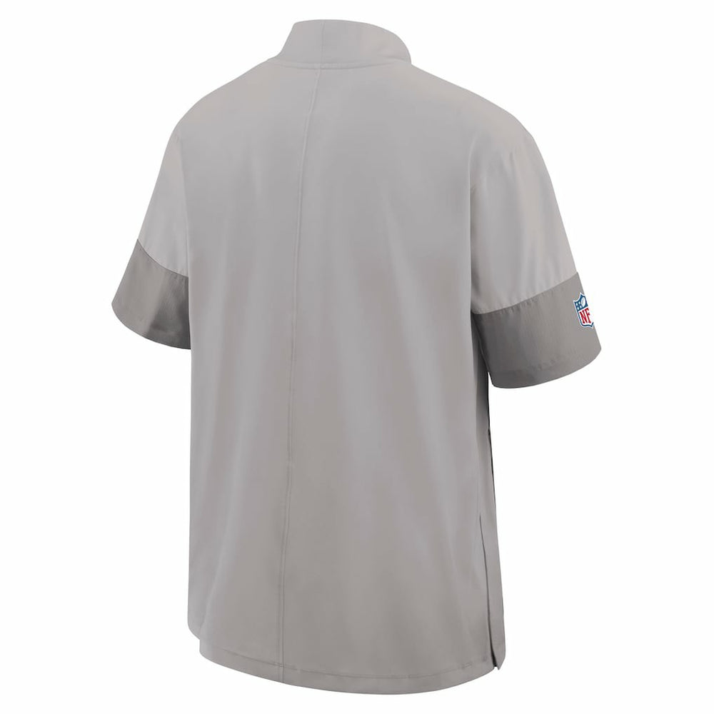 Miami Dolphins Nike Sideline Short Sleeve Quarter-Zip Dri-FIT Coach Jacket