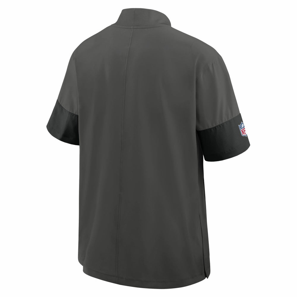 Tampa Bay Buccaneers Nike Sideline Short Sleeve Quarter-Zip Dri-FIT Coach Jacket