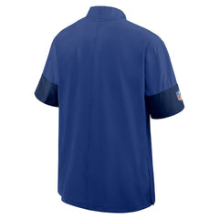 New York Giants Nike Sideline Short Sleeve Quarter-Zip Dri-FIT Coach Jacket