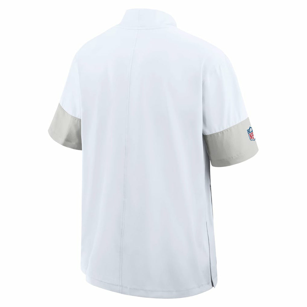 Buffalo Bills Nike Sideline Short Sleeve Quarter-Zip Dri-FIT Coach Jacket