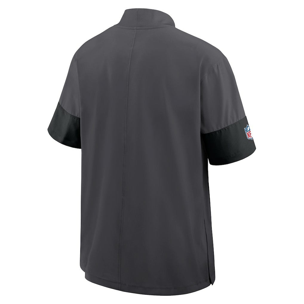Cleveland Browns Nike Sideline Short Sleeve Quarter-Zip Dri-FIT Coach Jacket