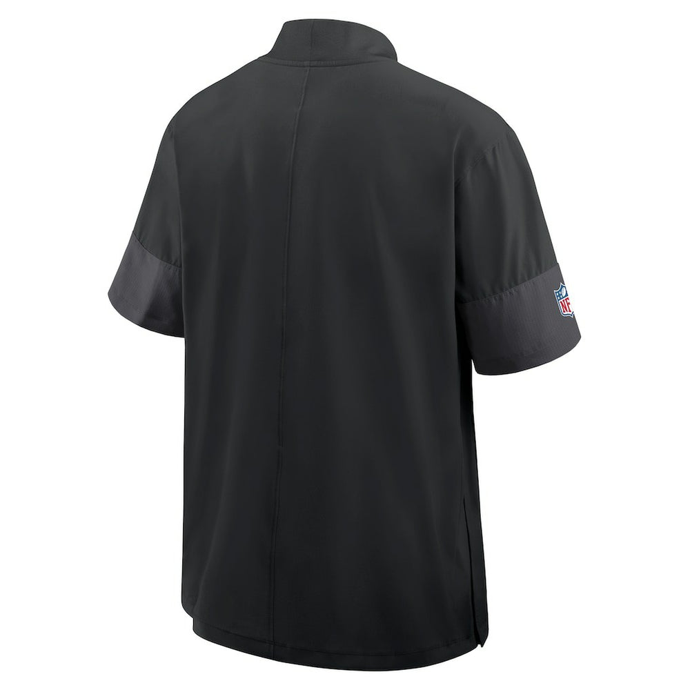 Cincinnati Bengals Nike Sideline Short Sleeve Quarter-Zip Dri-FIT Coach Jacket