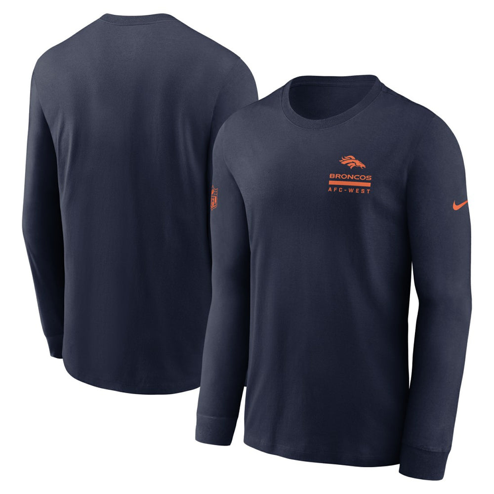 Denver Broncos Nike Sideline Dri-FIT Long Sleeve T-Shirt