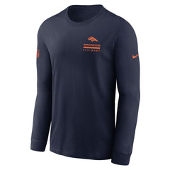 Denver Broncos Nike Sideline Dri-FIT Long Sleeve T-Shirt