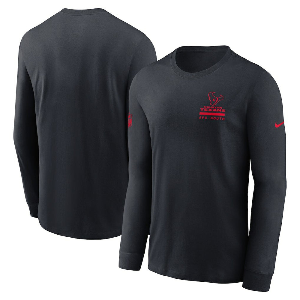 Houston Texans Nike Sideline Dri-FIT Long Sleeve T-Shirt