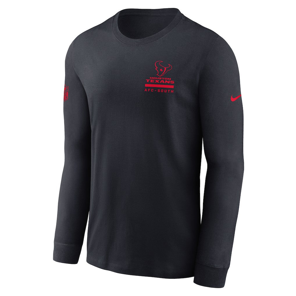 Houston Texans Nike Sideline Dri-FIT Long Sleeve T-Shirt