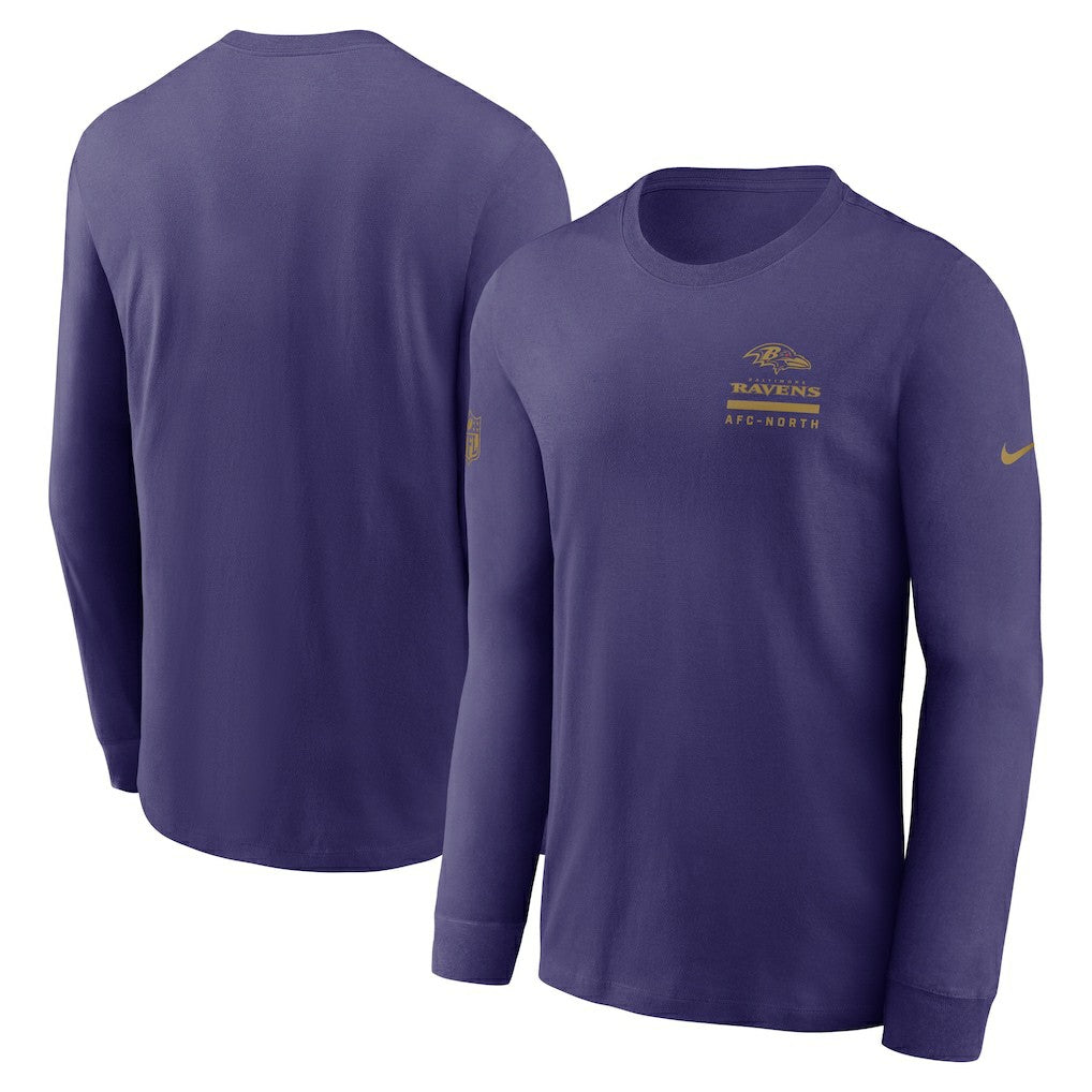 Baltimore Ravens Nike Sideline Dri-FIT Long Sleeve T-Shirt