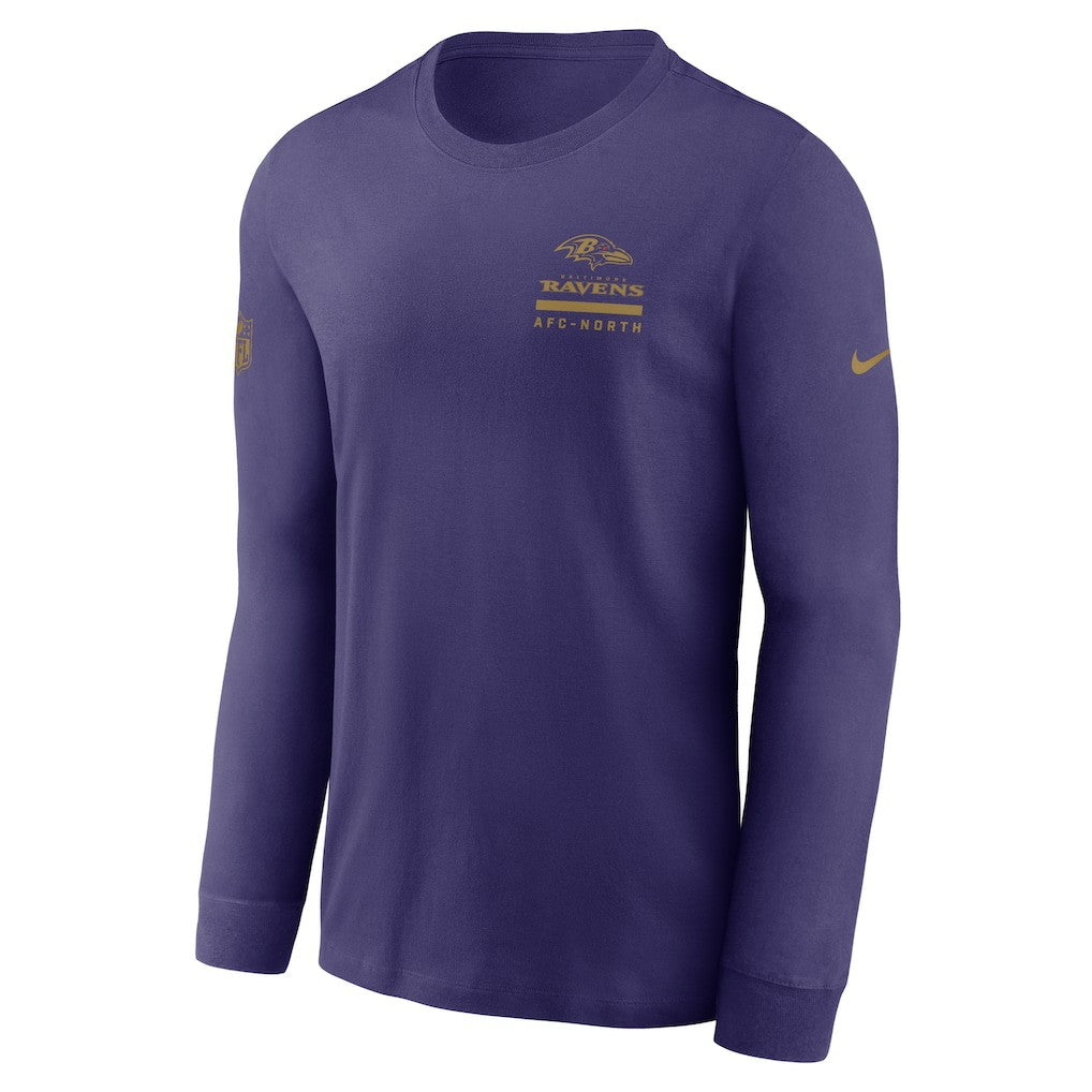 Baltimore Ravens Nike Sideline Dri-FIT Long Sleeve T-Shirt
