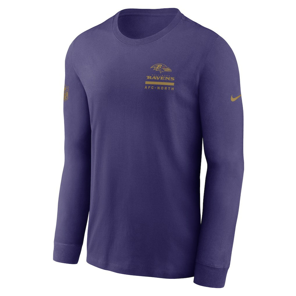 Baltimore Ravens Nike Sideline Dri-FIT Long Sleeve T-Shirt